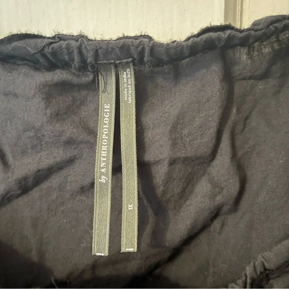 Anthropologie Puff Sleeve Eyelet Top - Picture 6 of 8